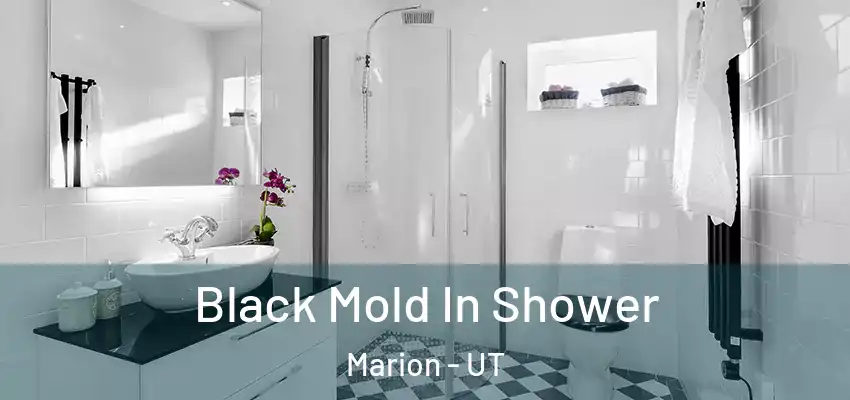  Black Mold In Shower Marion - UT